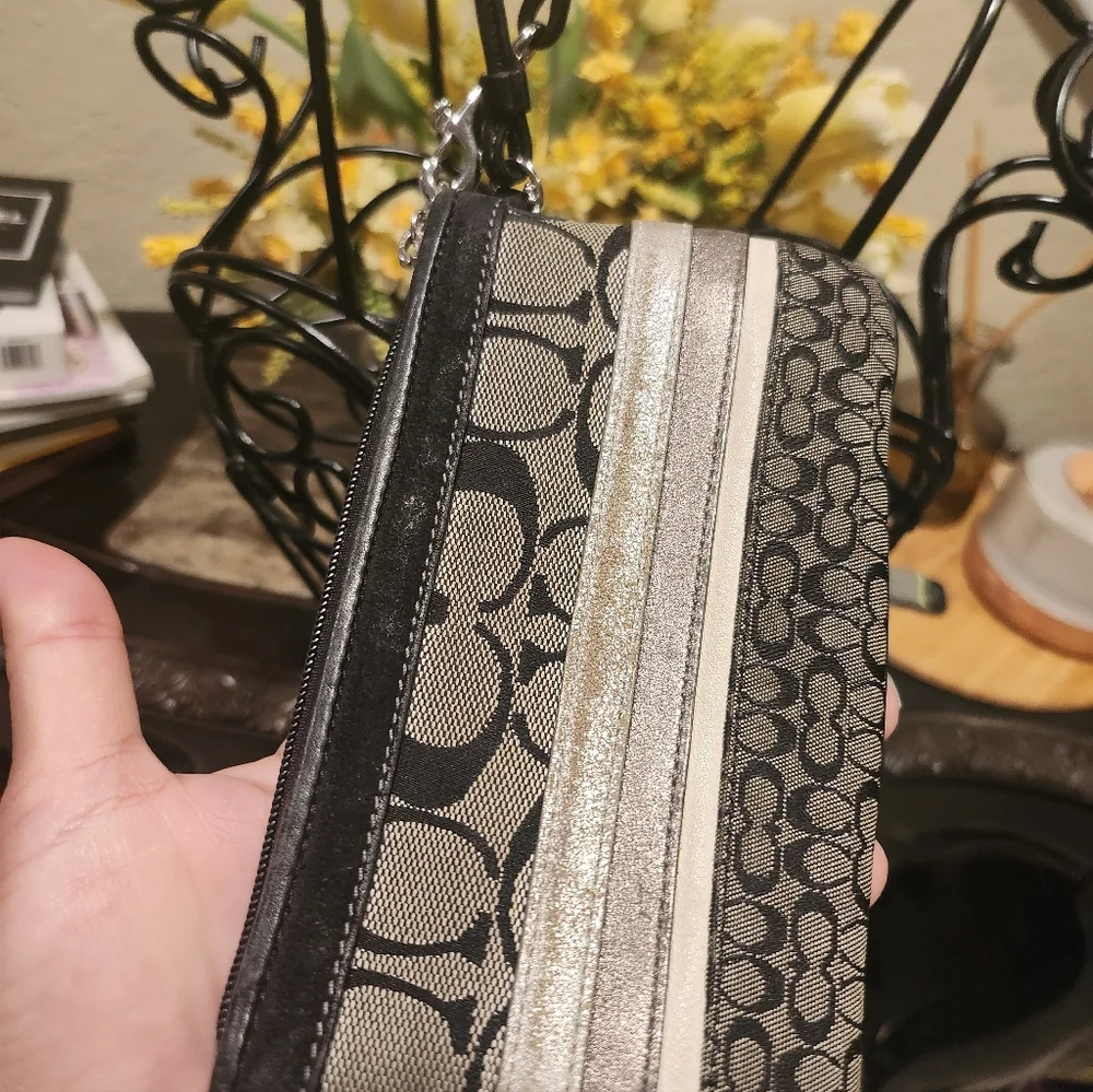 Coach Signature Wristlet
